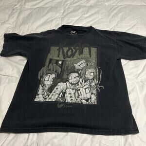 Vintage Korn 2000 Sick And Twisted Tour T-shirt In Black Sz S/M See Description